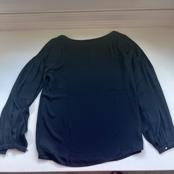 NWT Black Boatneck Ann Taylor Blouse (XS) - Picture 5 of 5